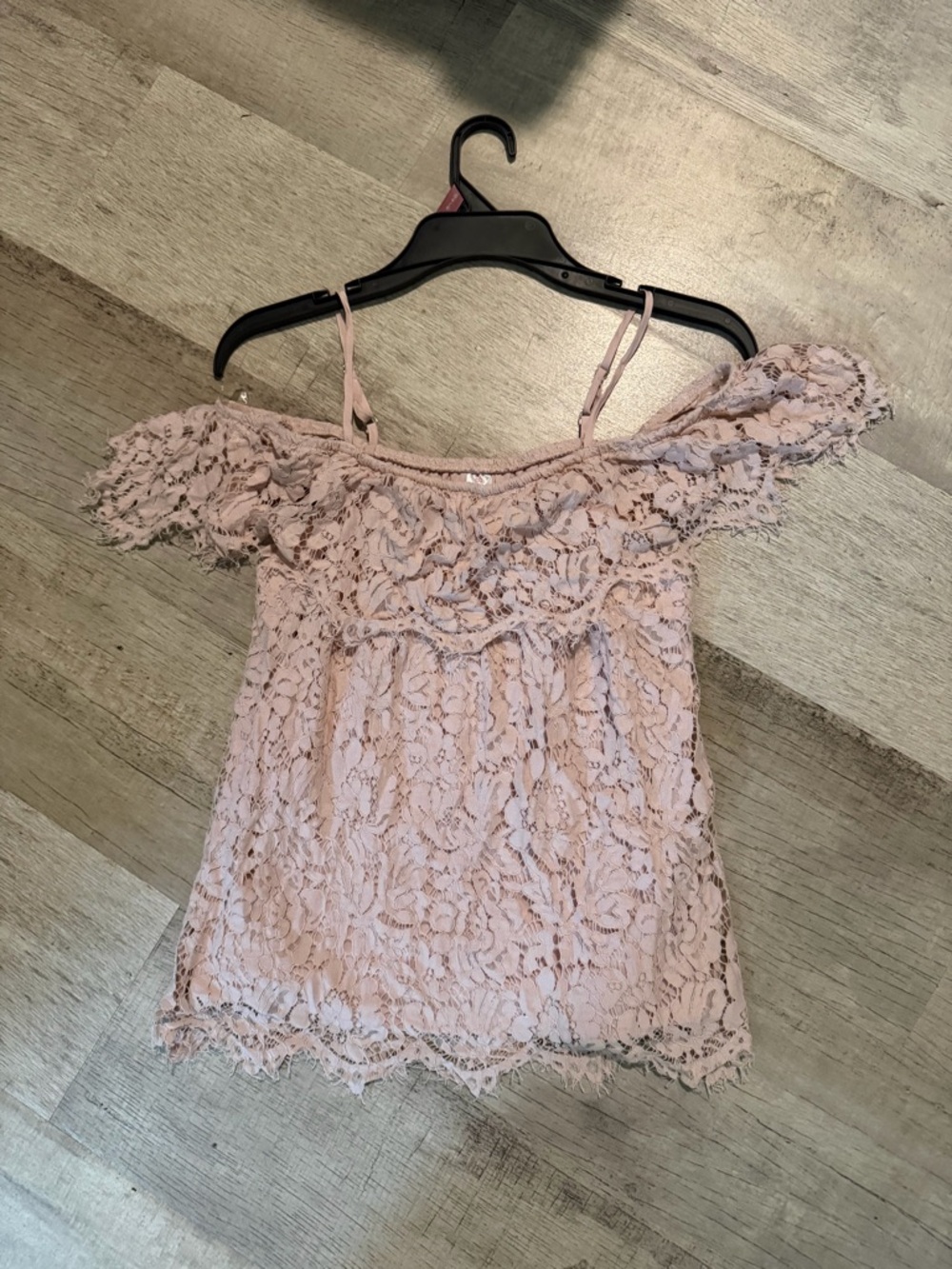 No Boundaries Blush Pink Ruffle Off-Shoulder Tunic